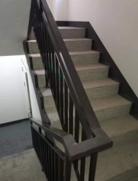 Welded zinc steel stair railing